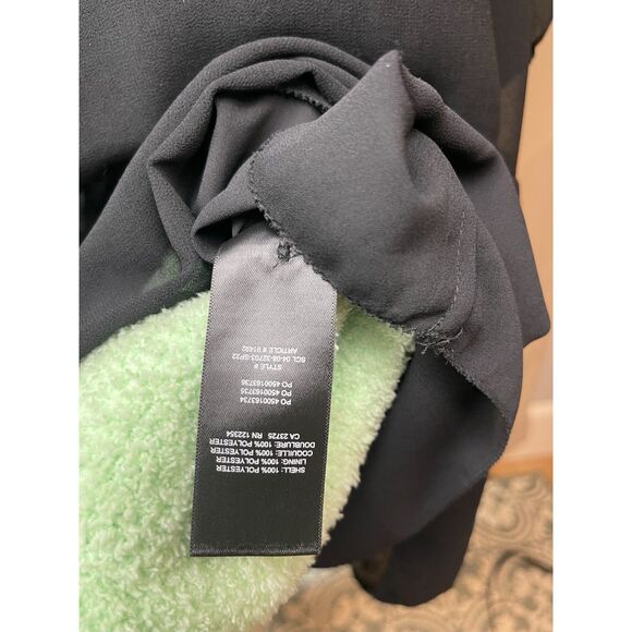 Wilfred by Aritzia Black Long Sleeve Ruffle Hem Dress – Size Small - Picture 5 of 6